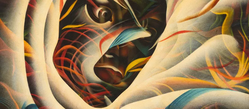 Conduits of the Unseen: Women Artists Imagine Other Worlds, Adele Watson, Agatha Wojciechowsky, Agnes Pelton, Emma Kunz, Gertrude Abercrombie, Helen Kendall, Hilla Rebay, Irene Rice Pereira, Juanita Guccione, Leonor Fini, Leonora Carrington, Madge Gill, Marie Wilson, Marjorie Cameron, Paulina Peavy, Sylvia Fein