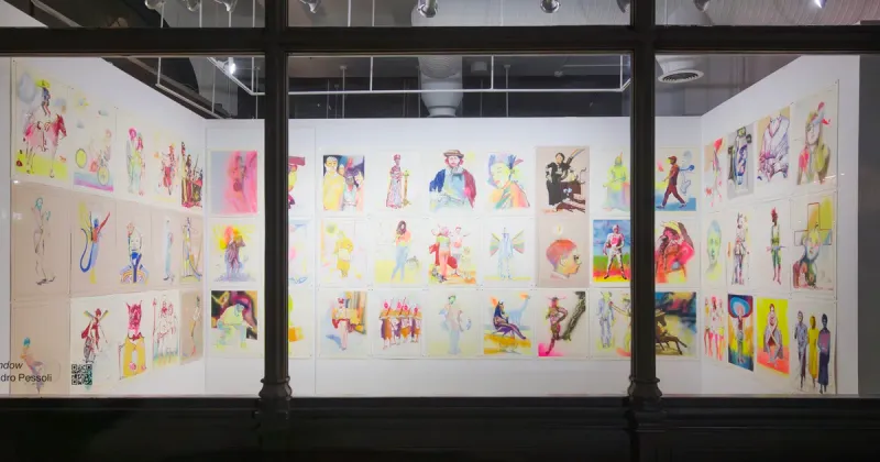 Alessandro Pessoli: NY Window, Alessandro Pessoli