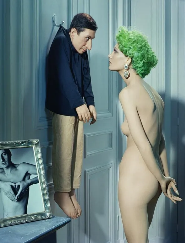 "after Catellan" & "15 Minutes Fame Polaroid Portrait Project", Miles Aldridge