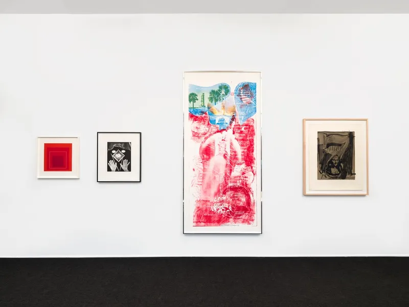 (Almost) Every Year: Sixty Years of Printmaking at Gemini G.E.L., Allen Ruppersberg, Analia Saban, Ann Hamilton, Brice Marden, Bruce Nauman, Claes Oldenburg, Dan Flavin, David Hockney, Dorothea Rockburne, Ed Ruscha, Edward & Nancy Kienholz, Elizabeth Murray, Ellsworth Kelly, Frank Gehry, Frank Stella, Jasper Johns, Joel Shapiro, John Baldessari, Jonathan Borofsky, Josef Albers, Julie Mehretu, Ken Price, Man Ray, Philip Guston, Richard Diebenkorn, Richard Serra, Richard Tuttle, Robert Gober, Robert Rauschenberg, Ron Davis, Roy Lichtenstein, Susan Rothenberg, Tacita Dean, Thomas Demand, Toba Khedoori, Vija Celmins, William Crutchfield