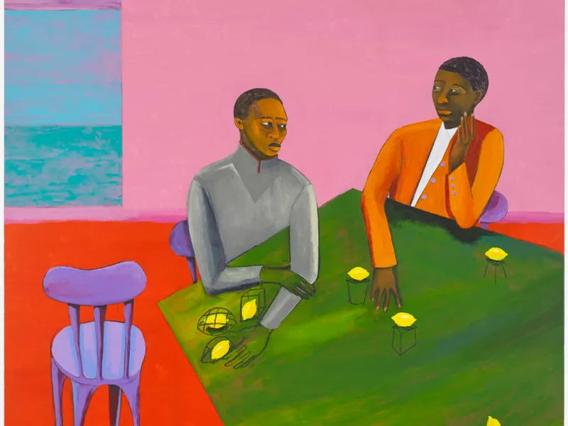 Low Key Shrines: French Paintings and German Ceramics, Lubaina Himid