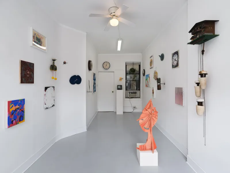 EDDYSROOM, On Time., Amy Feldman, Anya Kielar, Austin Eddy, Brendan Carroll, DW Fitzpatrick, Ethan Cook, Gregory Kalliche, Howard Fonda, Ian Privett, Jason Fox, Joanne Greenbaum, Johannes Vanderbeek, Katherine Bernhardt, Lucas Blalock, Lydia Enriquez, Margaux Ogden, Matthew Ronay, Meredith James, Michael Assiff, Michael Gundlach, Nathan Carter, Rhys Coren, Richard Tinkler, Rob Davis, Ryan Johnson, Ryan Wallace, Scott Reeder, Shara Hughes, Suzanne Mcclelland, Tamara Gonzales, Ted Gahl, Thomas Cowan, Trey Mosley, Ugo Rondinone, Zach Bruder